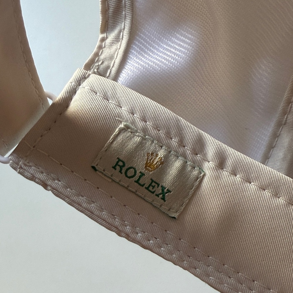 Rolex White Cap with Gold & Green Logo - Picture 6 of 7